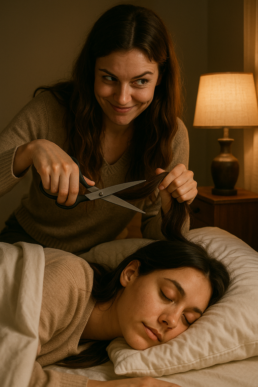 „Amíg aludtál, levágtam a hosszú hajadat!” — mondta nekem a férjem sógornője, akinek menedéket adtam…