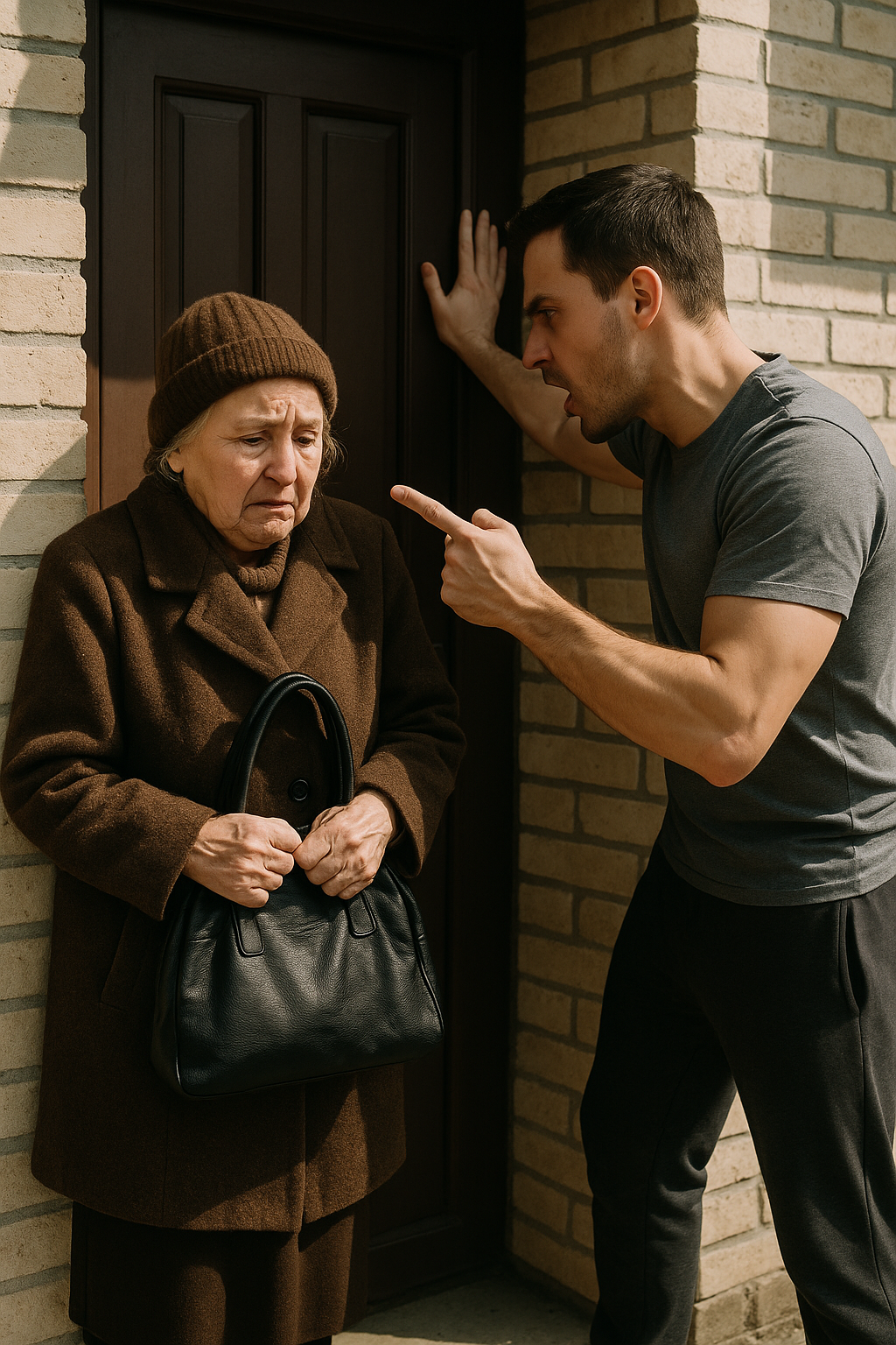 „Egy idős asszony, hosszú börtönévek után, elment a fiához, abban a reményben, hogy menedéket talál nála. De az ajtót az orra előtt csapták be. És a megtorlás nem váratott sokáig magára.”