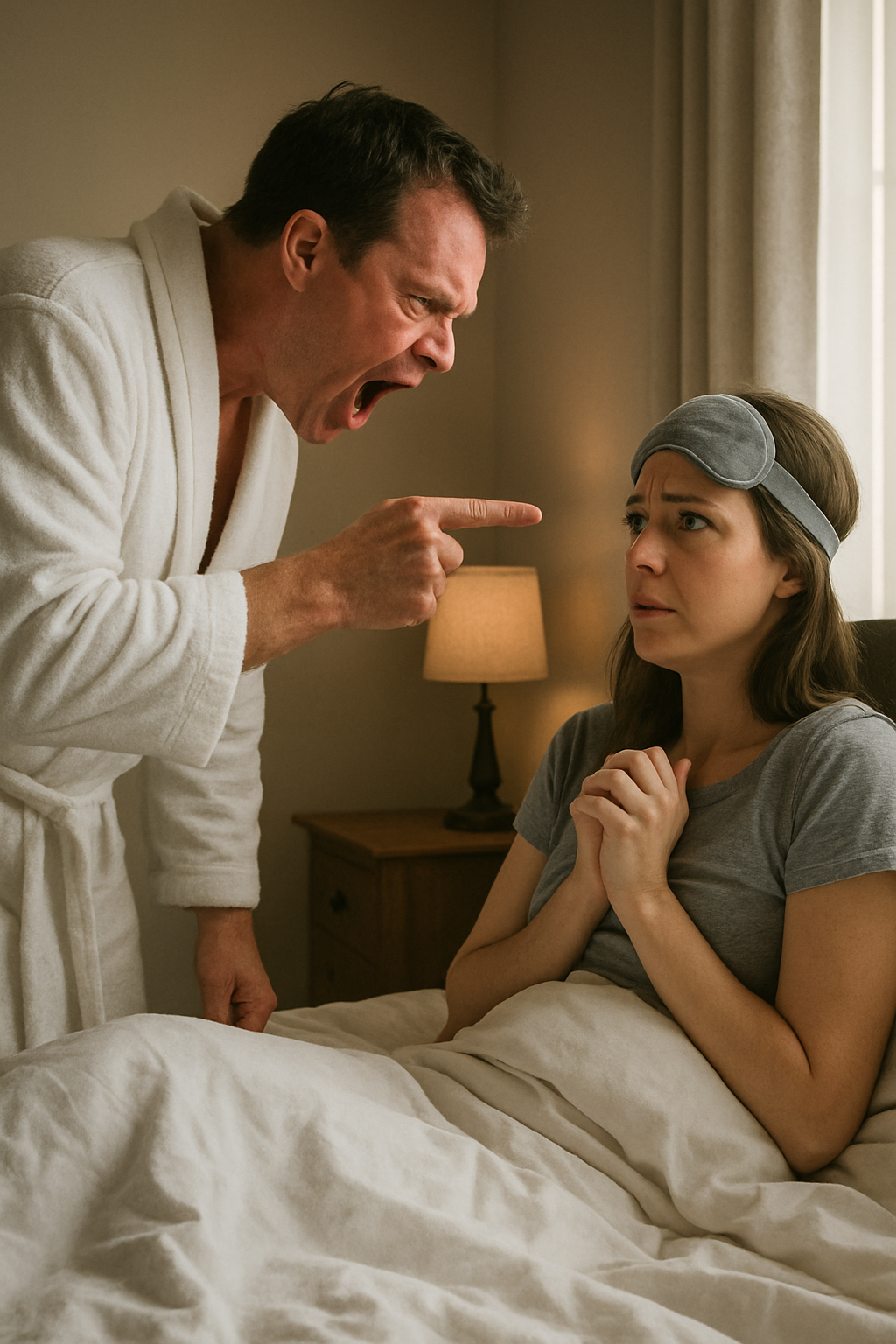 „Lázas voltam, feküdtem az ágyban, a férjem meg túl lusta volt, hogy elmenjen a gyógyszertárba. De amikor elkezdett ordibálni velem, hogy nincs kész a vacsora, akkor végleg elfogyott a türelmem…” 😢