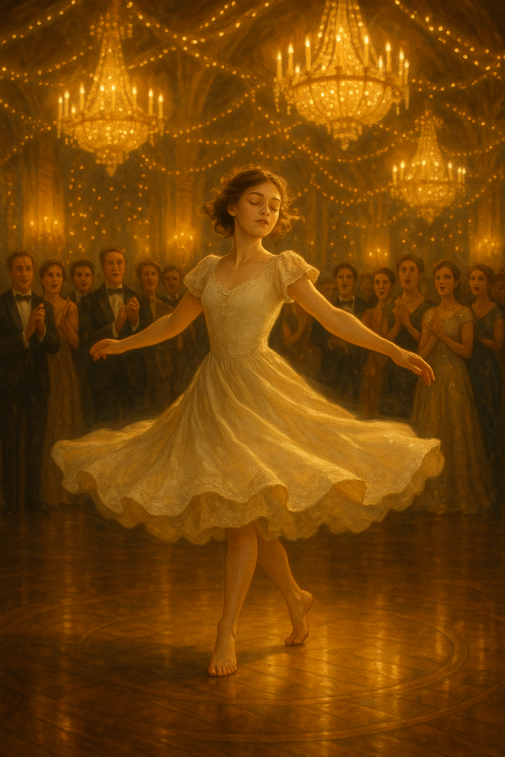 „A lányt kigúnyolták a saját kezűleg varrt ruhája miatt… de pont ő lett az este sztárja.”