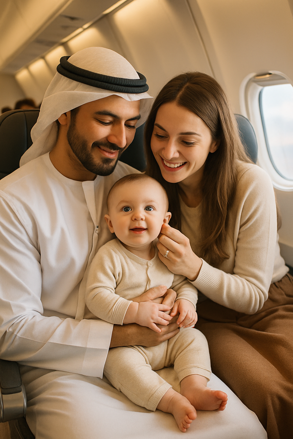 „A milliomos sejk gyereke megállás nélkül sírt a repülőn… amíg egy egyszerű asszony valami felfoghatatlant nem tett.”