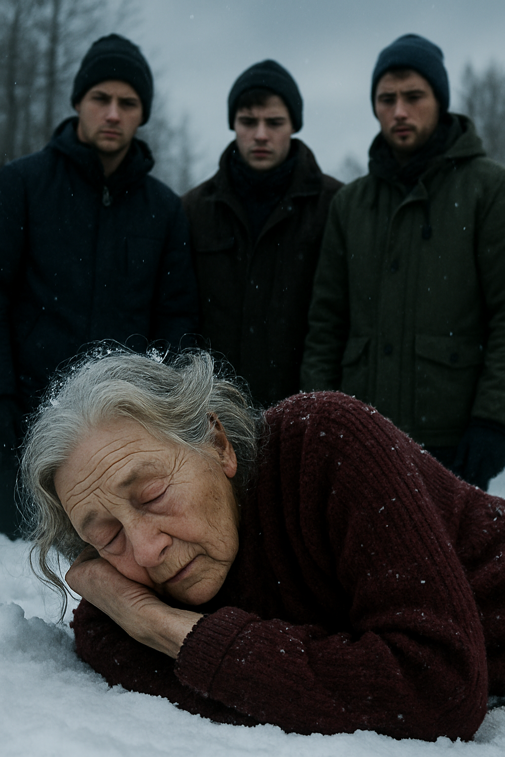 – Hagyjuk itt, hadd haljon meg magától! – mondták, miközben a nagymamát a hóba dobták.