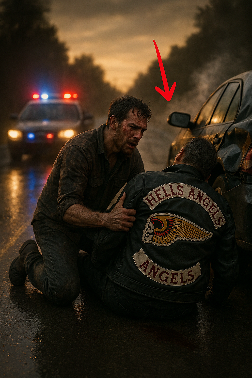 Egy egyedülálló apa kirántott egy idegent egy autóroncsból… nem is sejtve, hogy az illető a Hells Angels tagja volt.