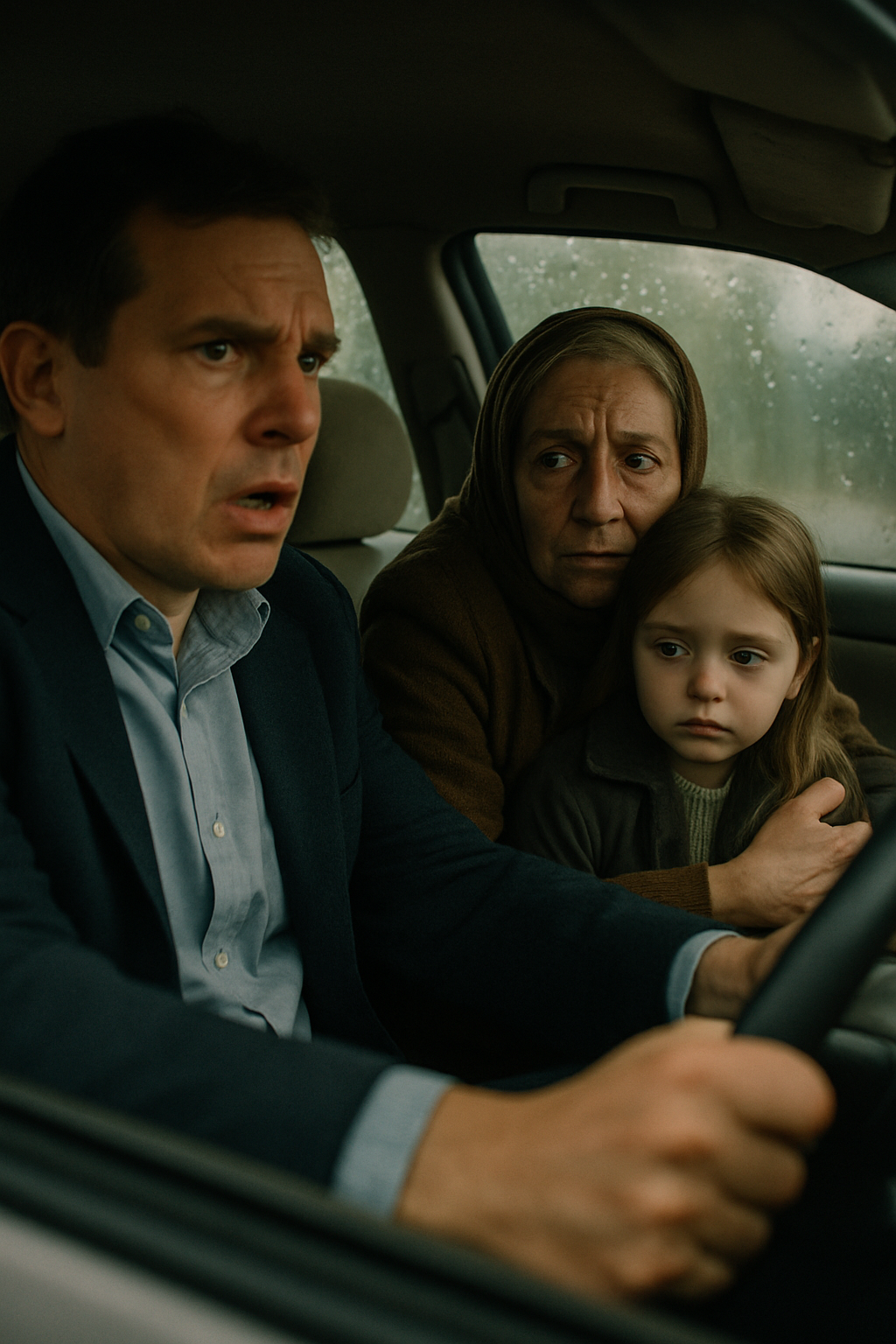 Egy gazdag férfi megsajnálta a kislányt és a nagymamáját, ezért elvitte őket kocsival, de amikor megtudta, ki az anyja a lánynak, rögtön a kórházba rohant hozzá.