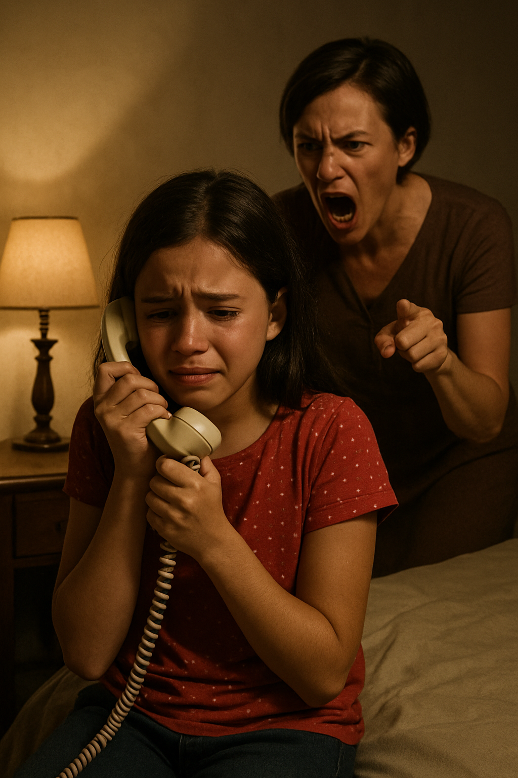 Megszólalt a telefon, és a lányom hangja tört át a síráson: – Anya… apu barátnőjének a pasija megint megütött.