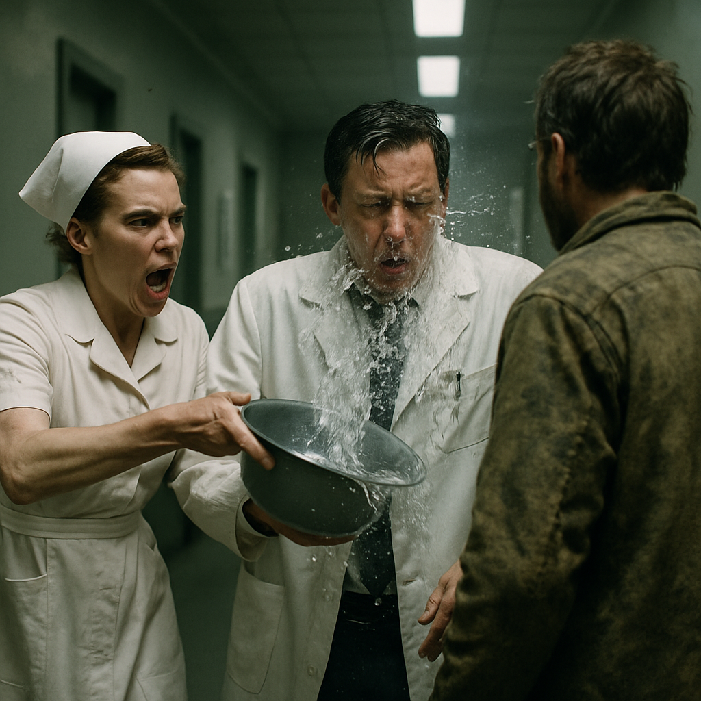 Sanitariuszka wylała kaczkę na głowę ordynatora, który nie chciał przyjąć rannego biedaka w brudnych ubraniach