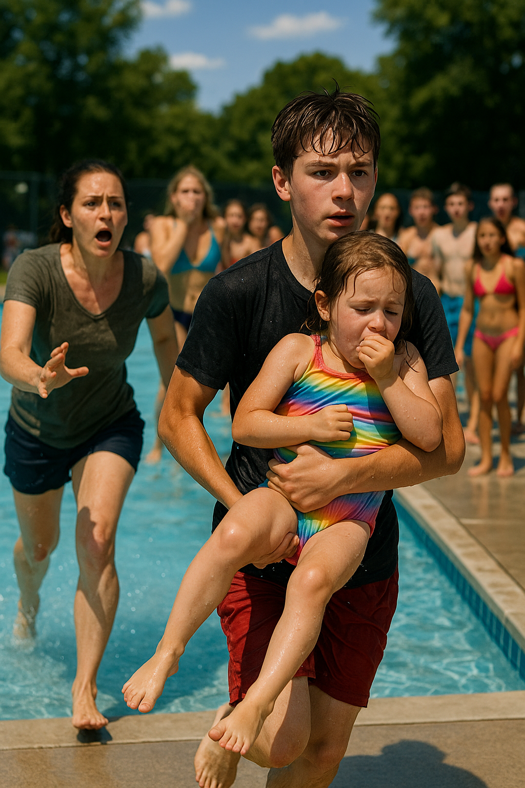 A 15 éves fiam kihúzott a vízből egy 4 éves kislányt, aki majdnem megfulladt.