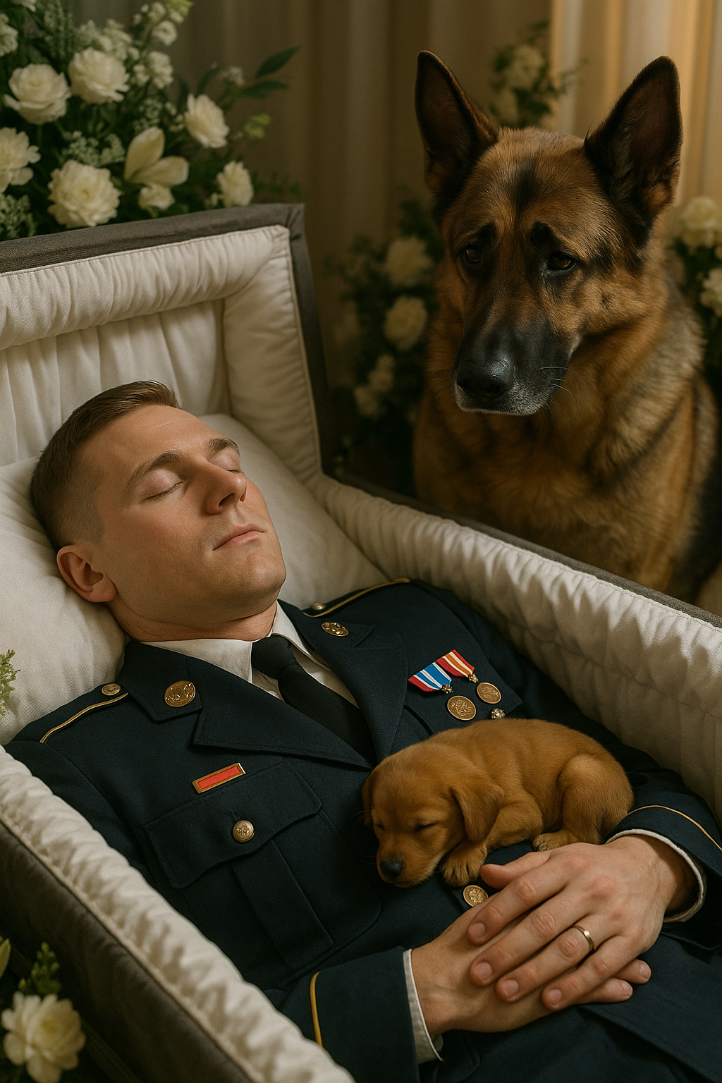 A kutya nem hagyta abba az ugatást a koporsó előtt, amikor csoda történt, amire senki sem számított…