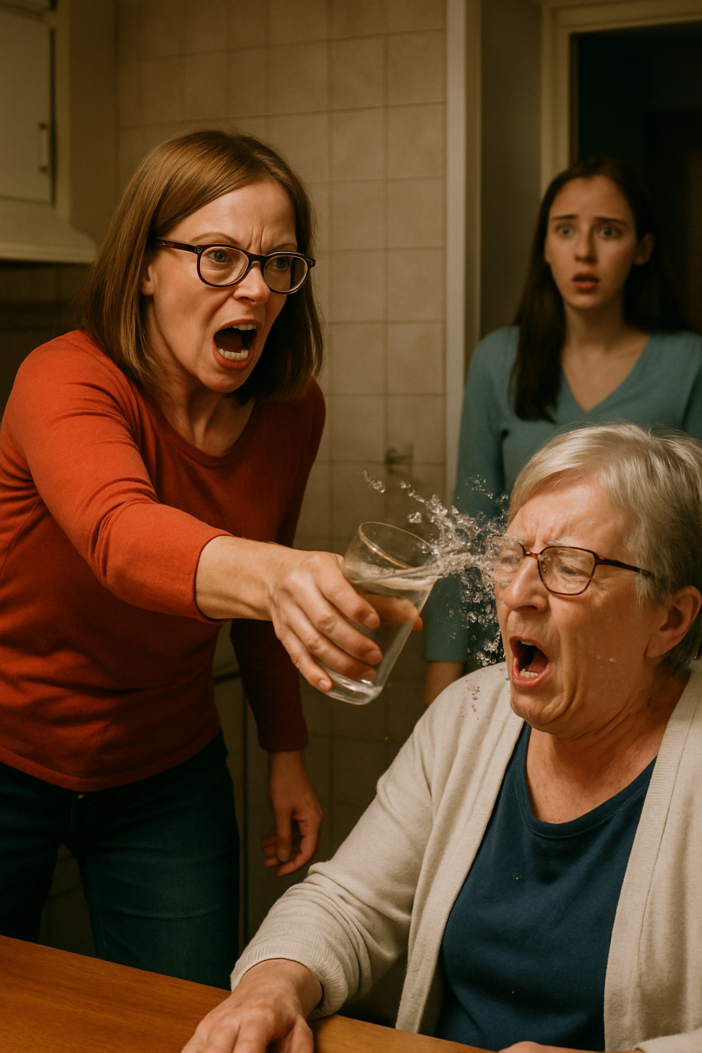 „Ahogy az anyós eljött, hogy pénzt kunyeráljon a kedvenc fiacskája nyaralására, kapott egy pohár vizet az arcába, és üres kézzel távozott.”