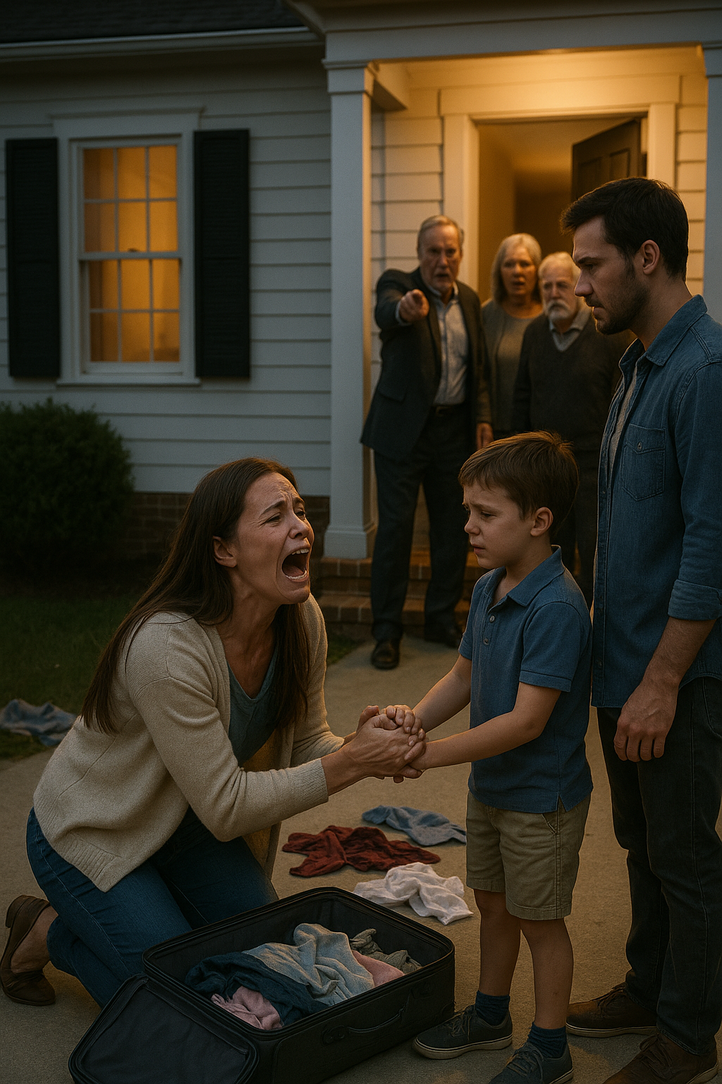 A férjem és a családja kidobtak engem meg a gyereket a házból, azt mondták: „Szegény kis élősködők.”