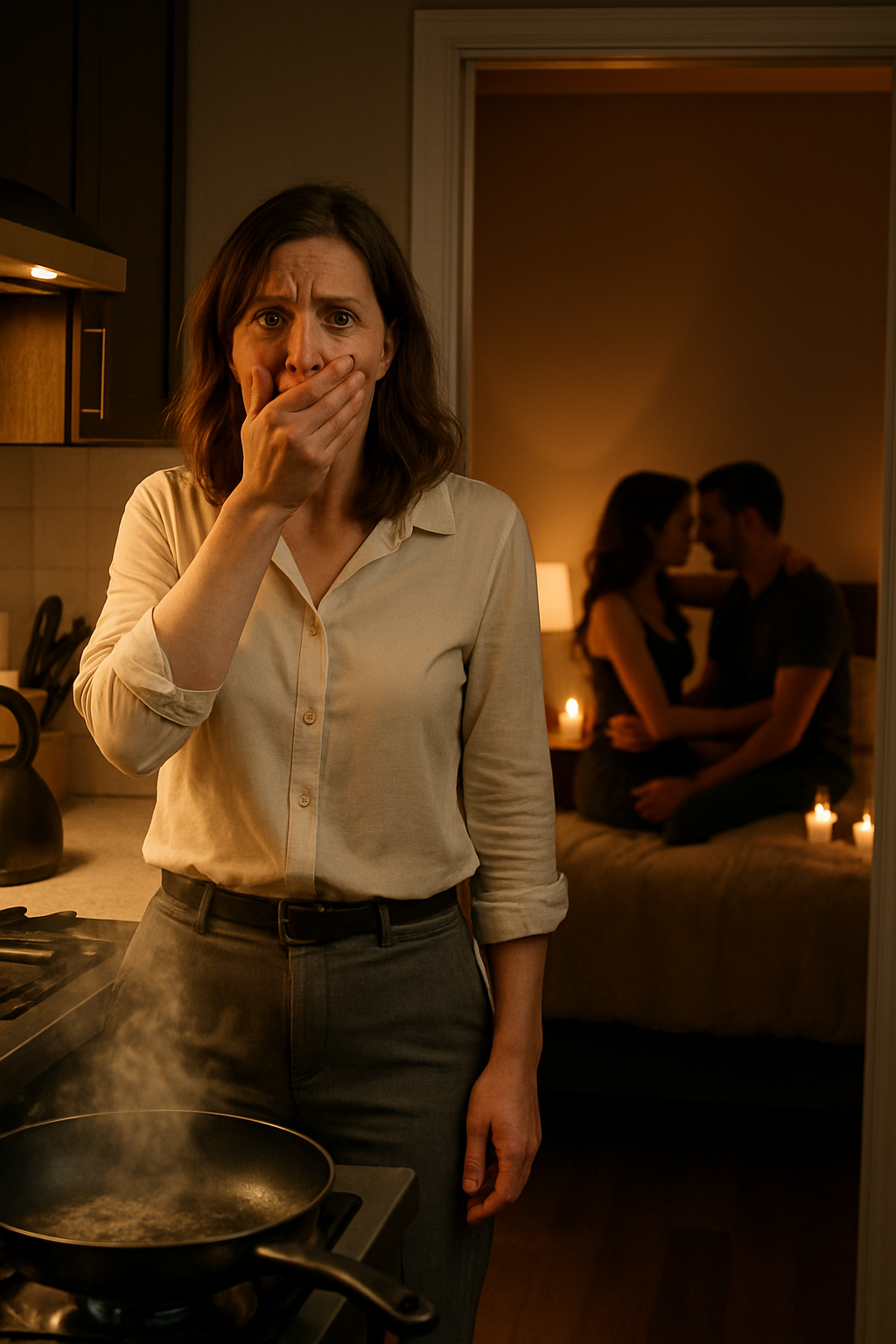 Elfelejtettem elzárni a gázt, amikor elindultam dolgozni, úgyhogy megfordultam az úton, és sietve hazamentem.