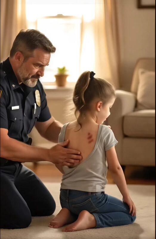 Mano septynerių metų dukra grįžo iš motinos namų persirengusi ir su raudonomis dėmėmis ant nugaros 😱😱😱.