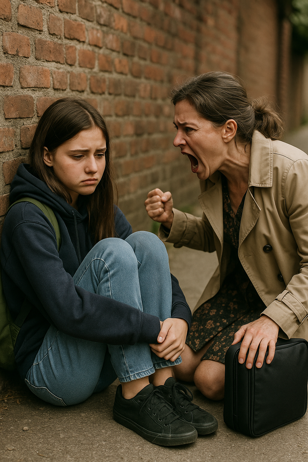 Az anya eladta a lakást egy újabb semmirekellőért, egy darabig a szeretőjénél lakott, aztán kidobta a lányát a közös lakásból.