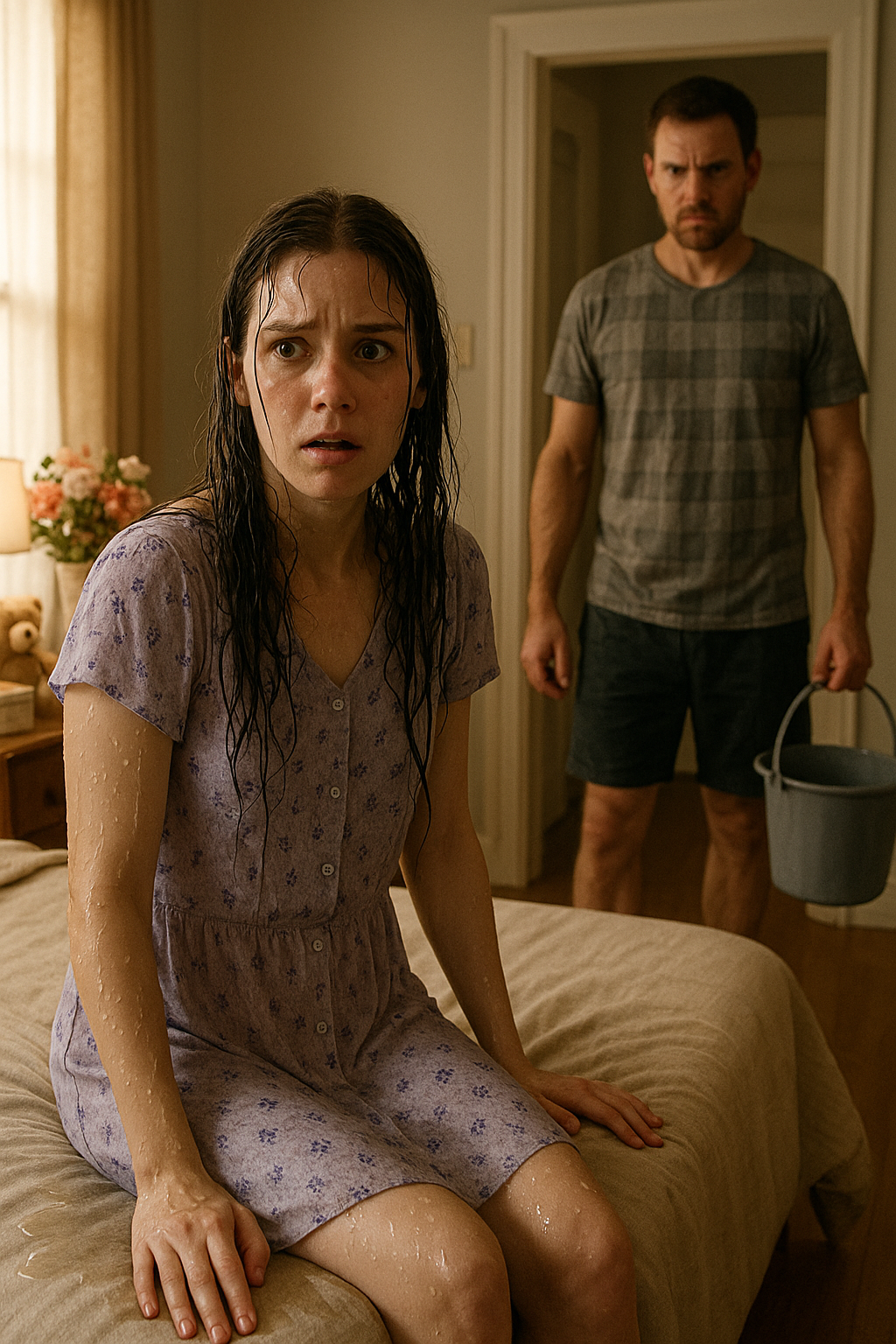 A születésnapomon jeges vízre ébredtem – a férjem így ébresztett, mert az anyja és a húga már úton voltak hozzánk.