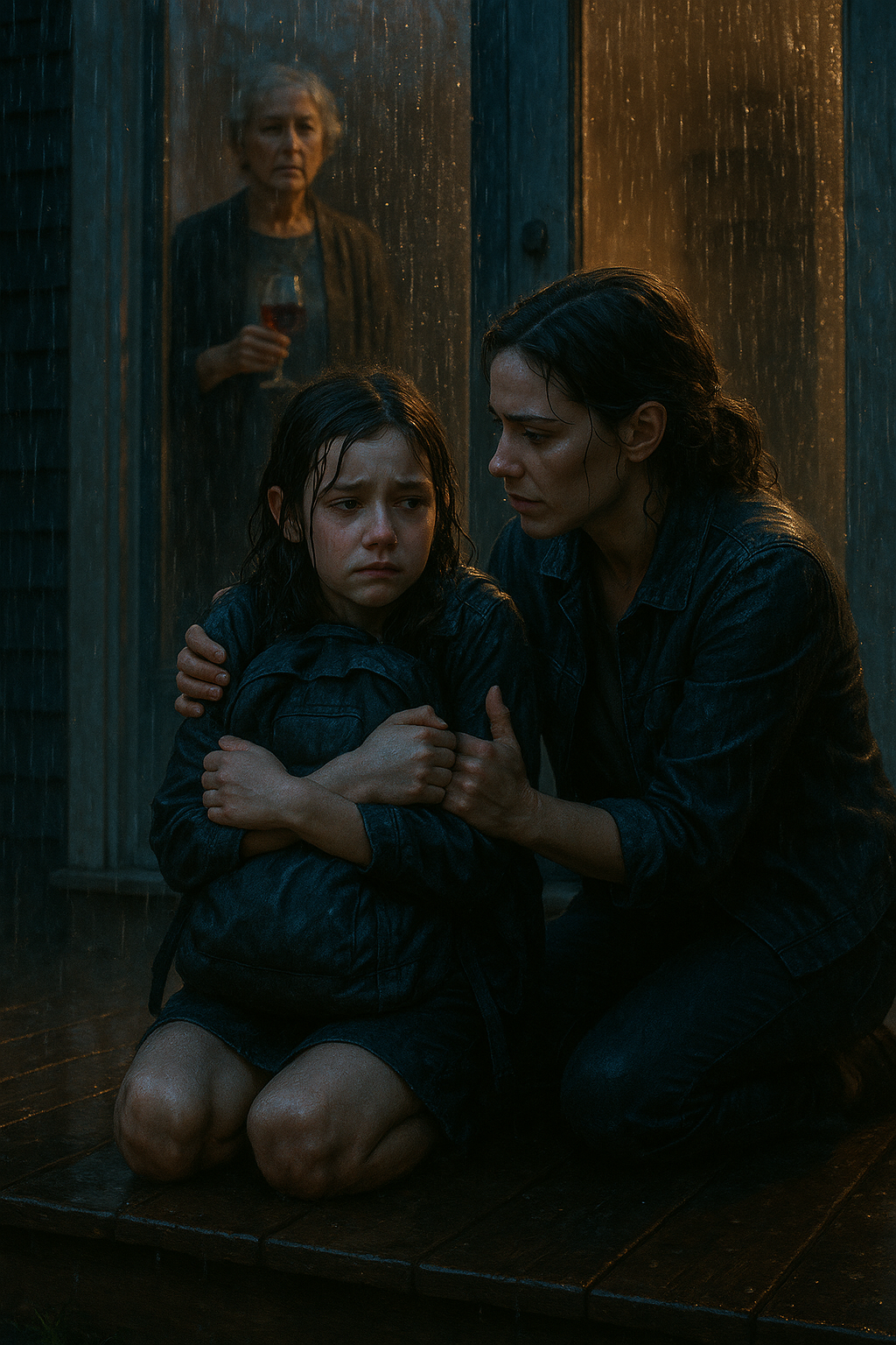 A tizenegy éves lányomat az anyám kizárta az esőbe – három nappal késő