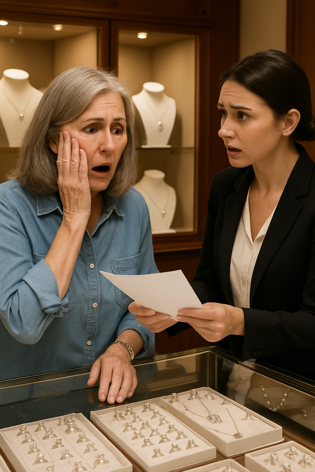 A férjem kétszázezerért vett nekem karkötőt, de az ékszerész azt mondta: „Hiszen ön Szvetának rendelt gravírozást.”