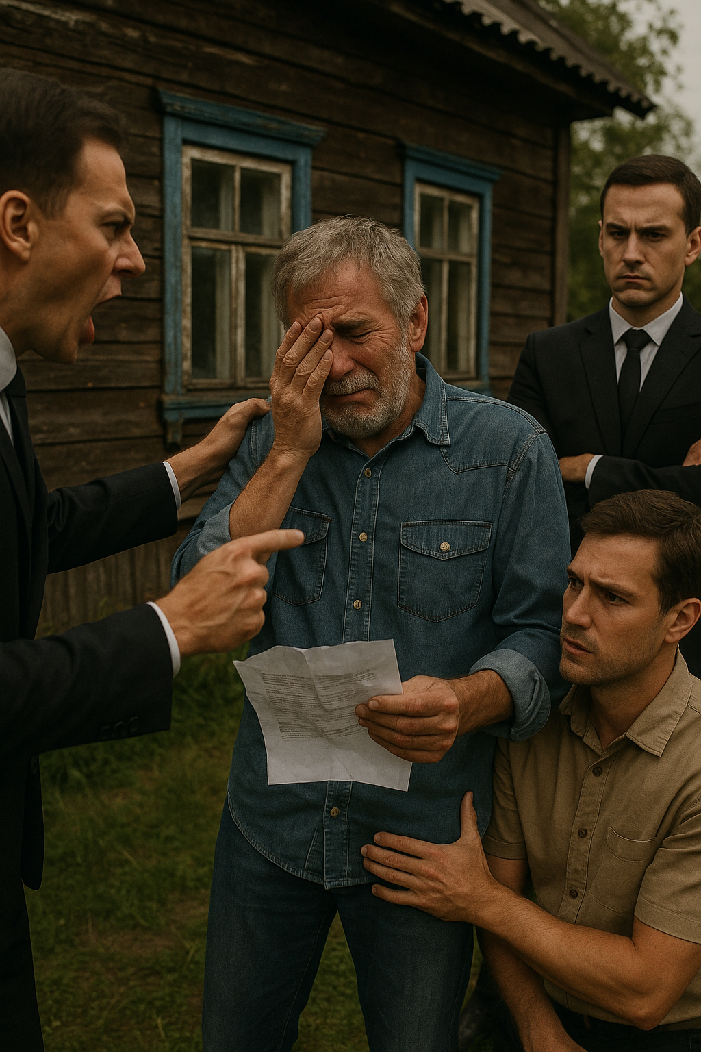 A három fiú nem volt hajlandó segíteni az apjának a hatalmas