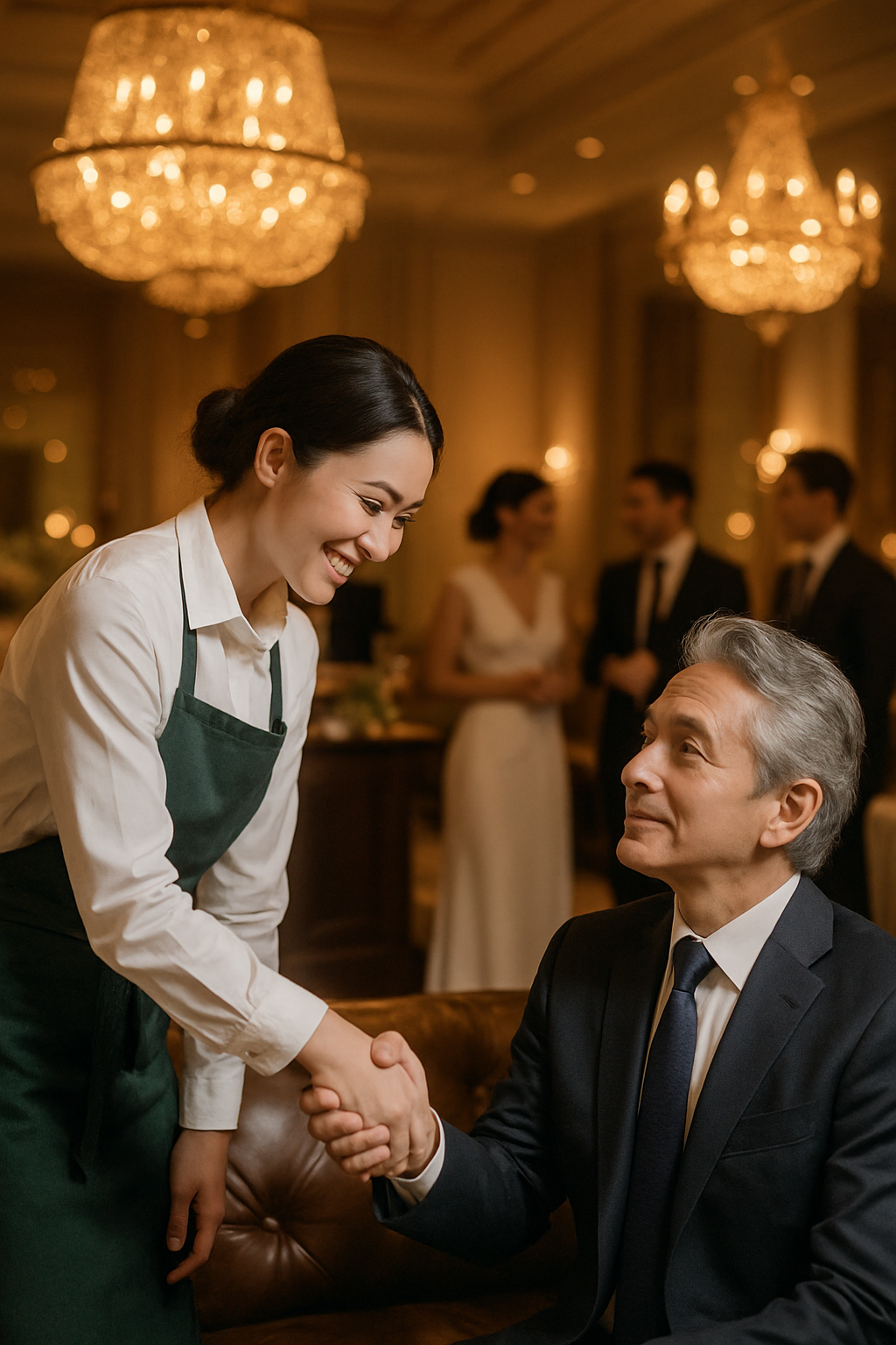 „A bulin senki sem akart táncolni a japán milliomossal… egészen addig, amíg egy pincérnő japánul fel nem kérte táncra…”