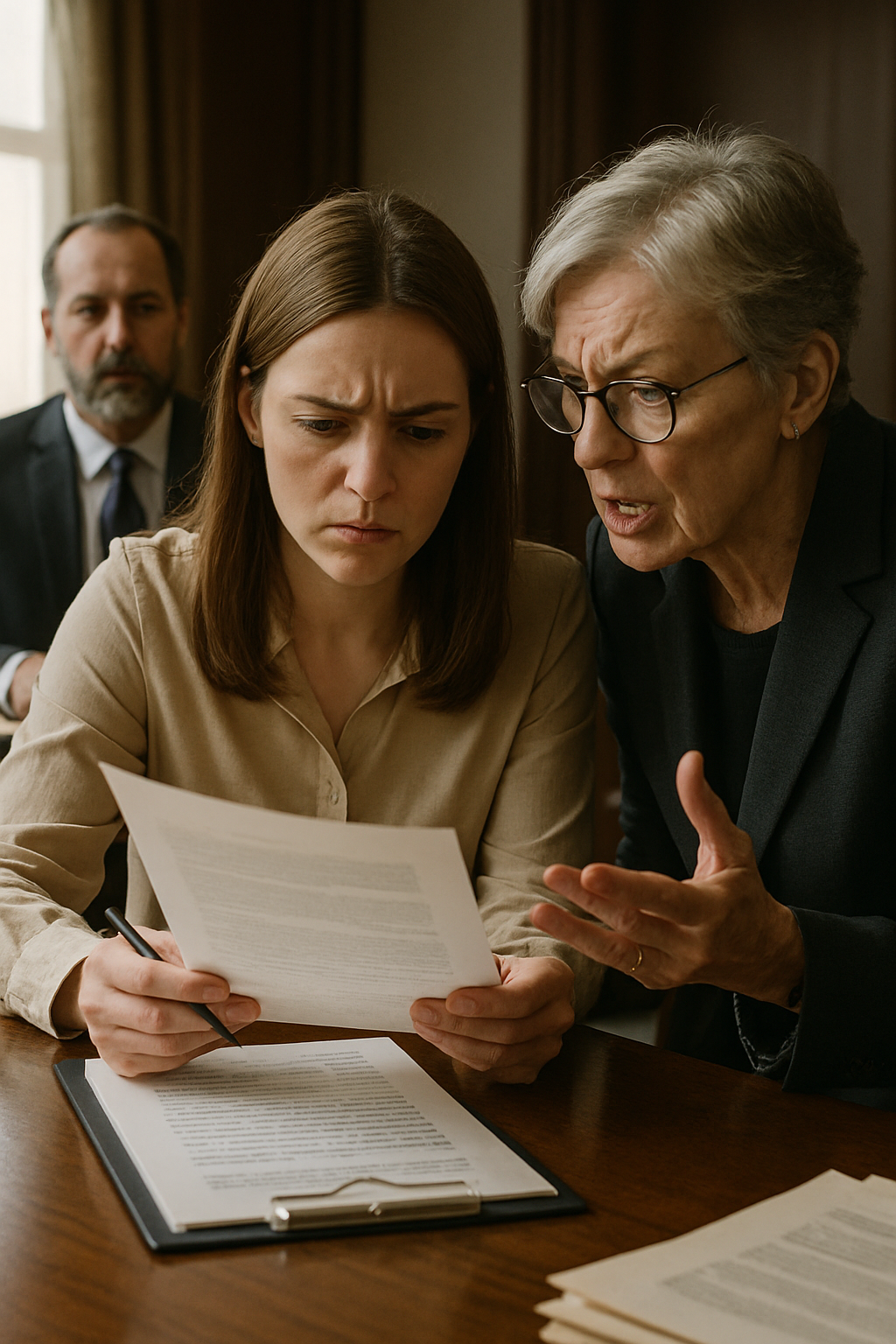 — Először el akarom olvasni a dokumentumot, mondtam, amikor az anyósom elkezdte követelni, hogy írjam alá a meghatalmazást a közjegyzőnél.
