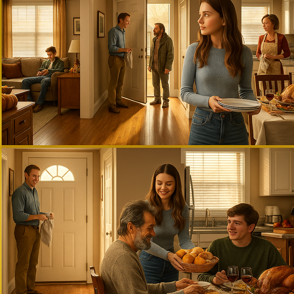 Tata zamknął drzwi powoli. Wrócił do…