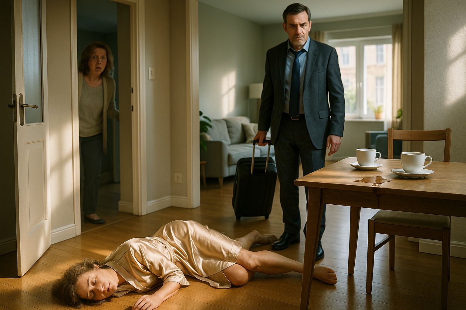 Ryszard spojrzał na telefon, nie widząc…..