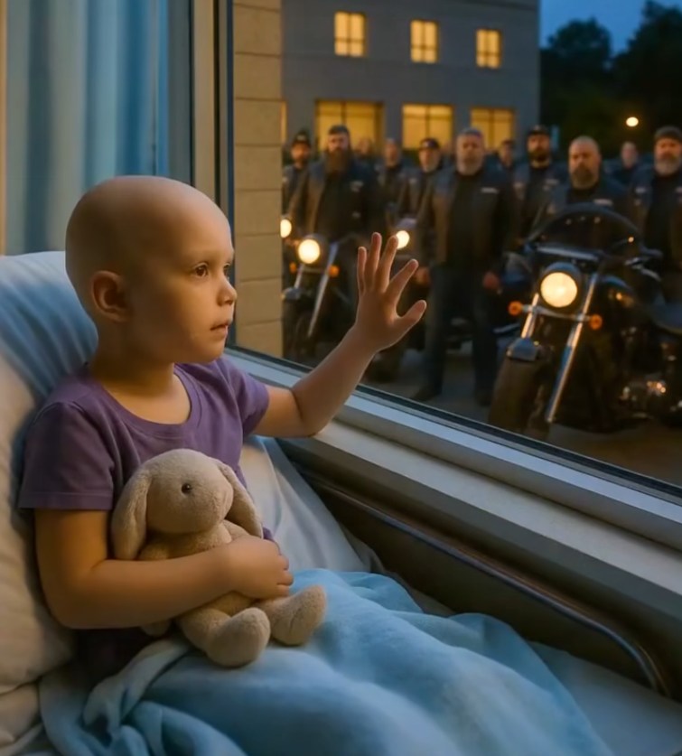 … Duży Mike stanął naprzeciw okna szpitalnego, trzymając