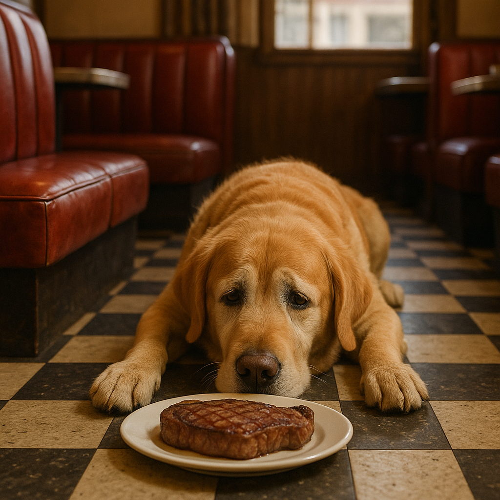 Megrendeltem a tizenhat unciás ribeye-t, véresen, mindenféle fűszer