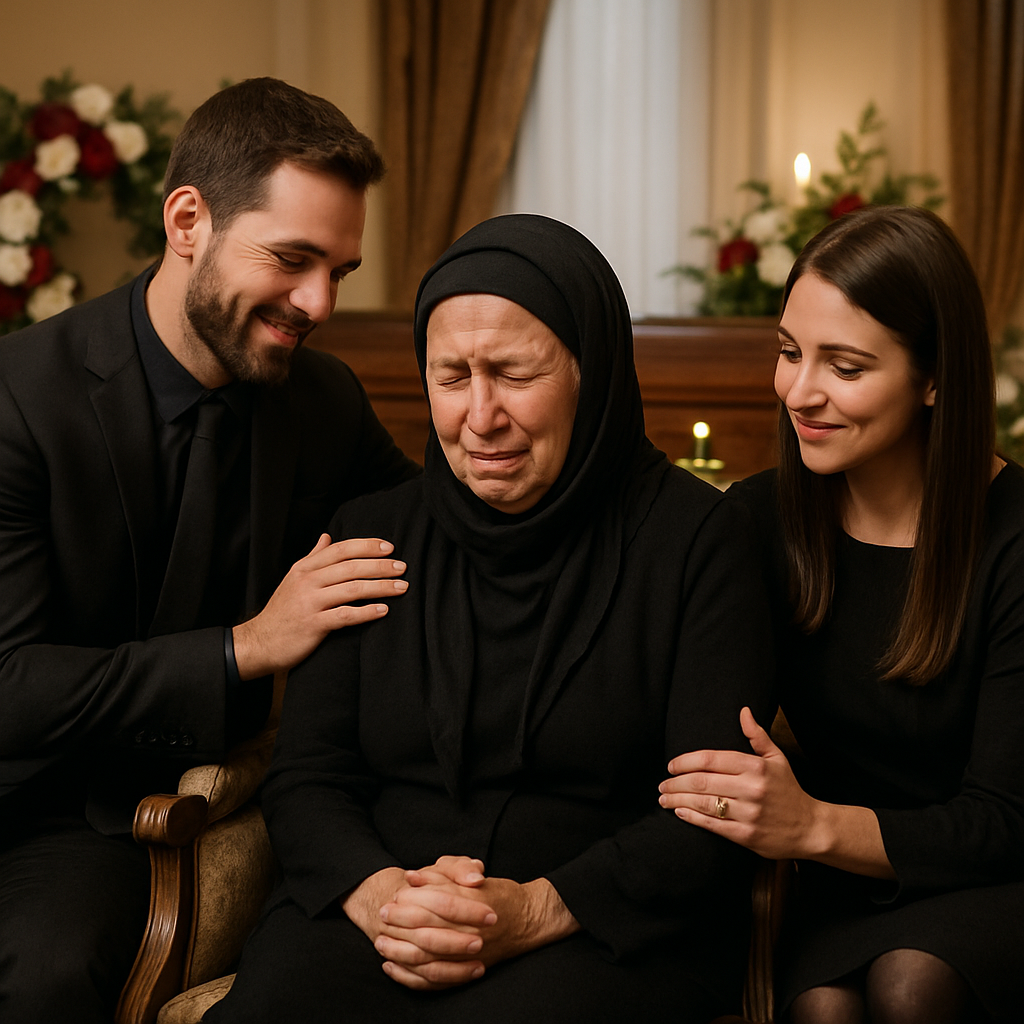 „A férjem temetésén a menyem odahajolt hozzám, és a fülembe súgta: „Ne