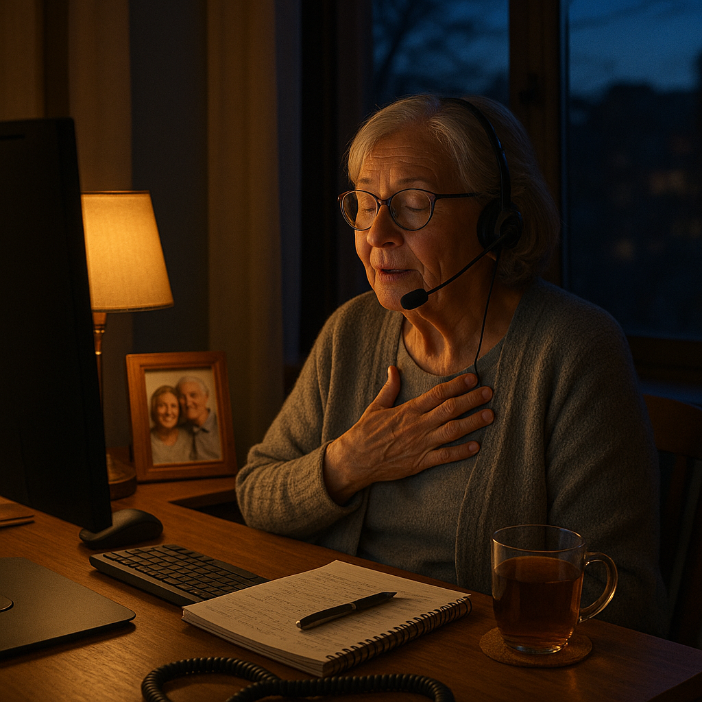 „Delores vagyok. Hatvanhat éves. Az éjszakai krízisvonalat kezelem a m