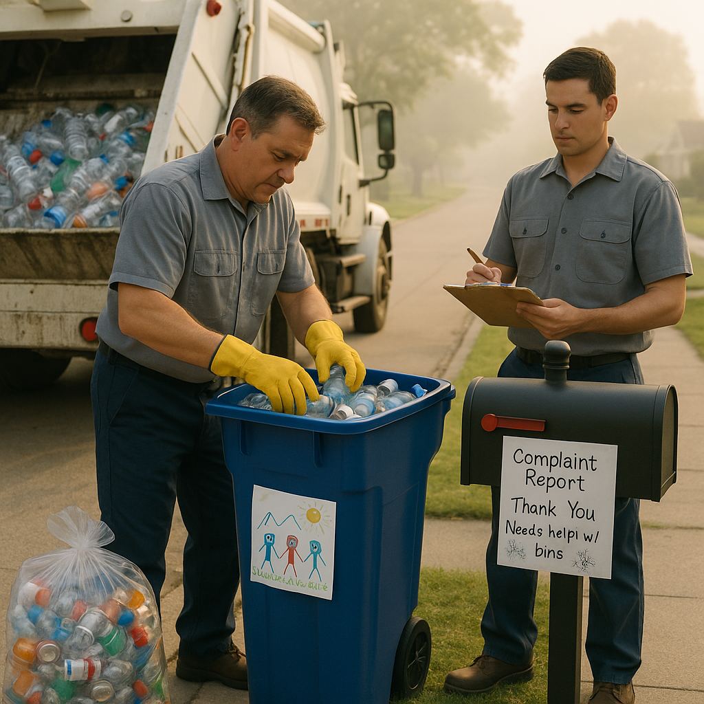 „A panasz hétfőn érkezett. ‘A 7-es útvonal kukása túl lassú. Miatta az