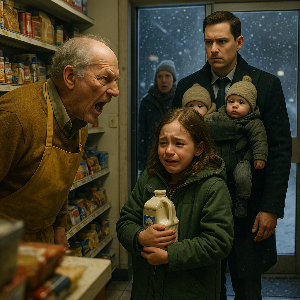 Mała dziewczynka została wyrzucona ze sklepu za kradzież pudełka …