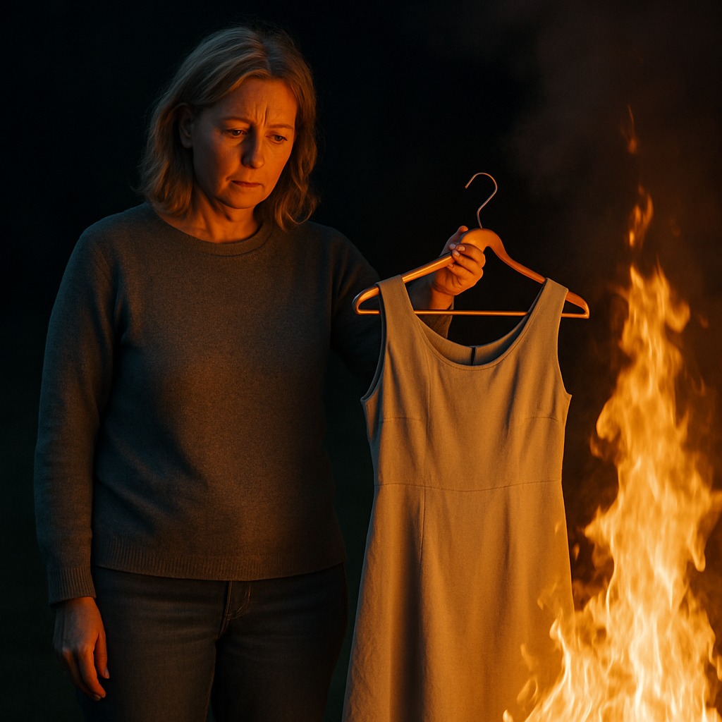 Moja macocha spaliła wszystkie sukienki uszyte przez moją zmarłą