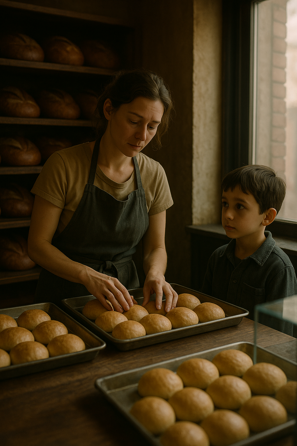 „Egy éhes kisfiú lépett be a pékségembe, és megkérdezte, van-e valami régebbi zsemlém. Fogalmam sem volt akkor, mennyire meg fogja ez a pillanat változtatni az életünket… mindkettőnkét.”