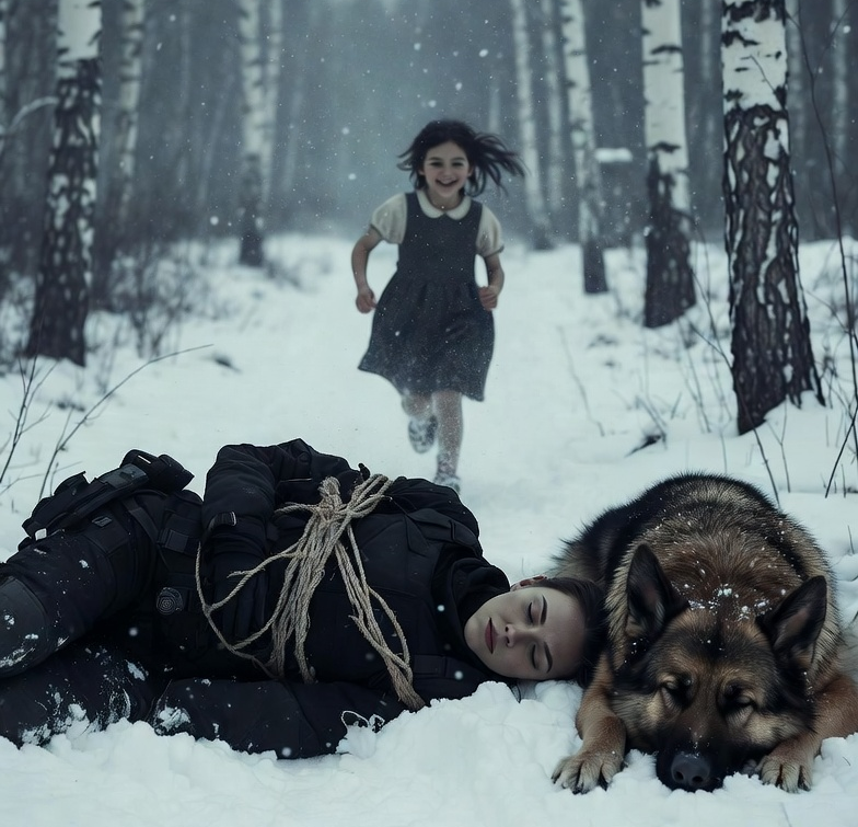 Wiatr wył między drzewami, sprawiając wrażenie, jakby cały las był …