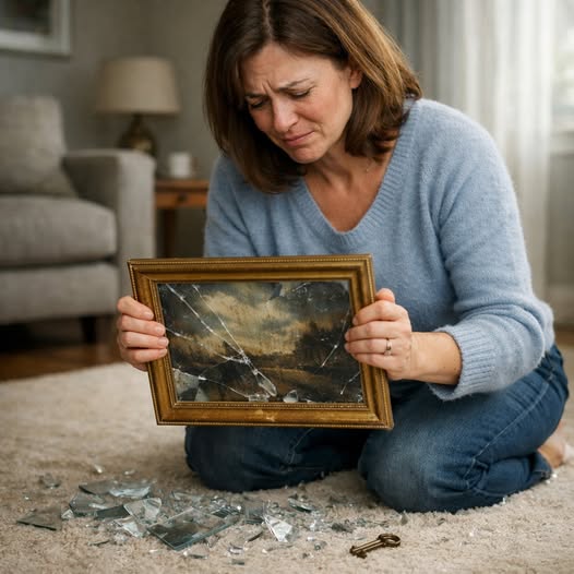 Po pogrzebie mamy ja dostałem jej ukochane, ale już stare obrazy, a mó