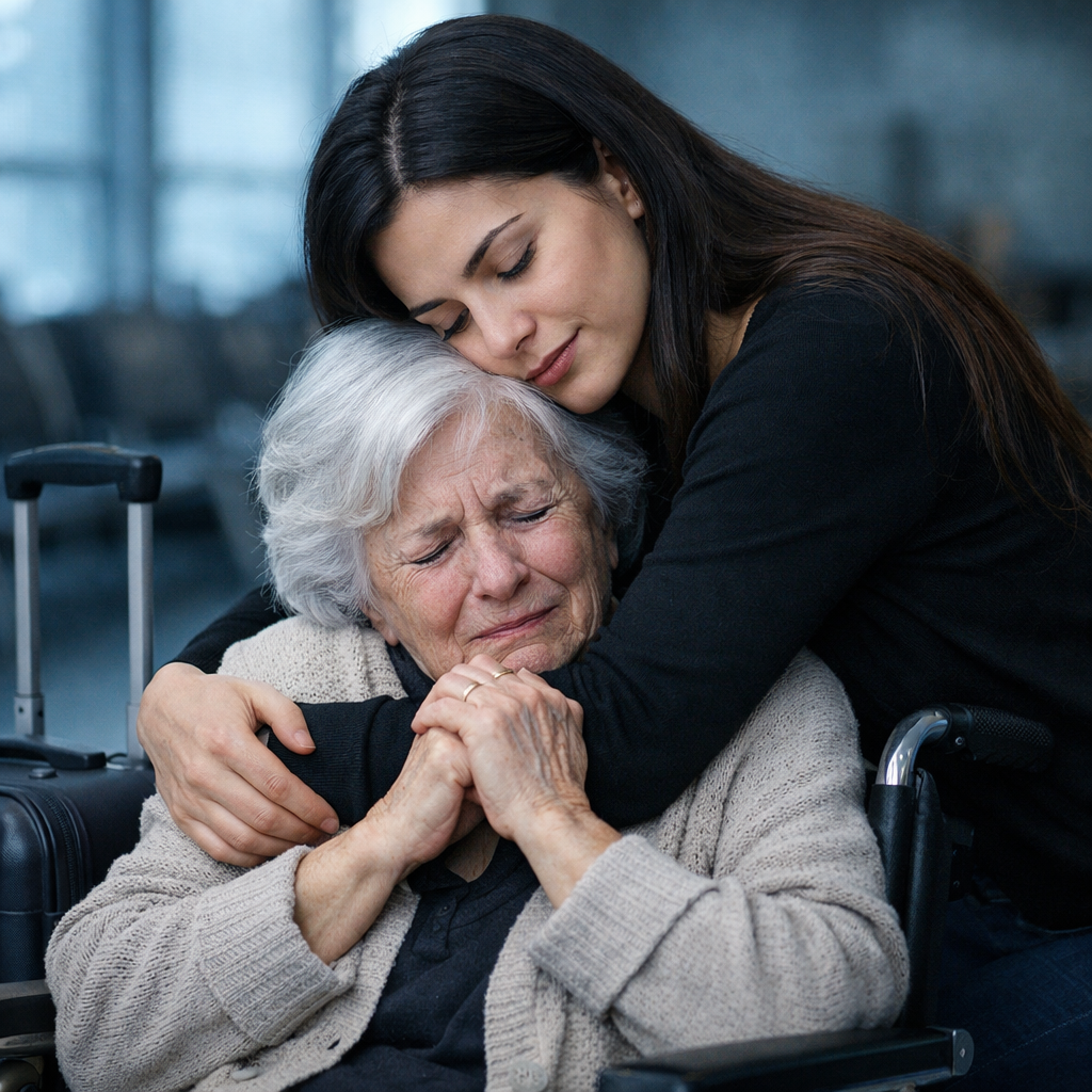 A testvérem és a felesége ott hagyták az anyjukat a repülőtéren, és elmentek nyaralni – muszáj volt rendesen móresre tanítanom őket 😱😱