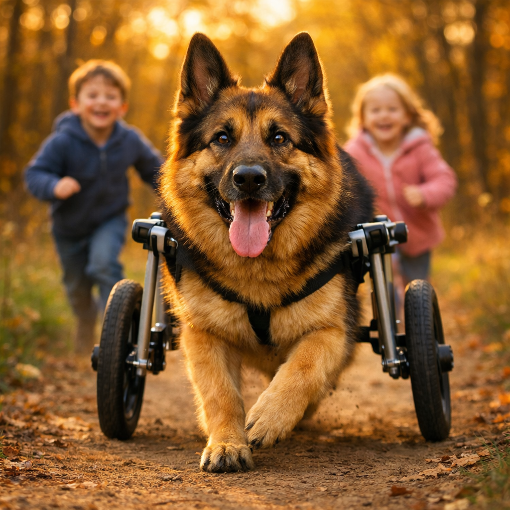 Orvosi hiba miatt elvesztette a hátsó lábait. És ami ezután történt vele… egyszerűen hihetetlen.