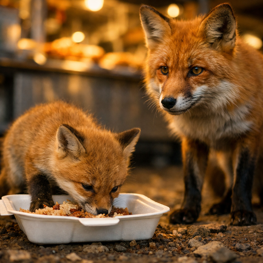 Egy kemény és kiszámíthatatlan élet közepén egy kóbor rókanőstény az ösztöneire hallgatott.