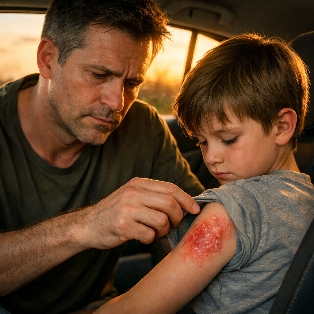 A milliomos fia, amikor elvitték az iskolából, odasúgta a sofőrnek: „Fáj a hátam…”