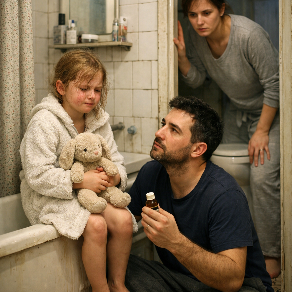 Az ötéves kislányom mindig a férjemmel fürdött.