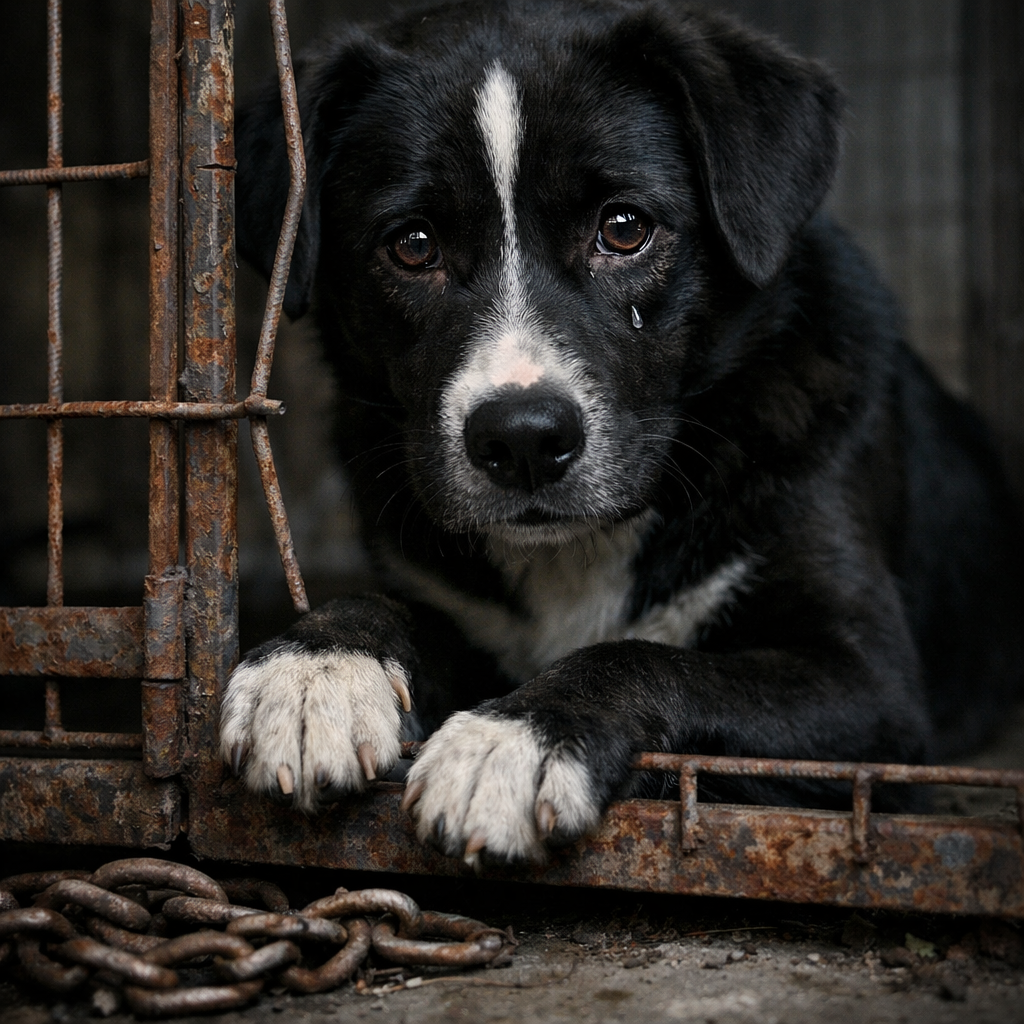 Minden reggel felébred, mielőtt az egész menedékhely felébredne.