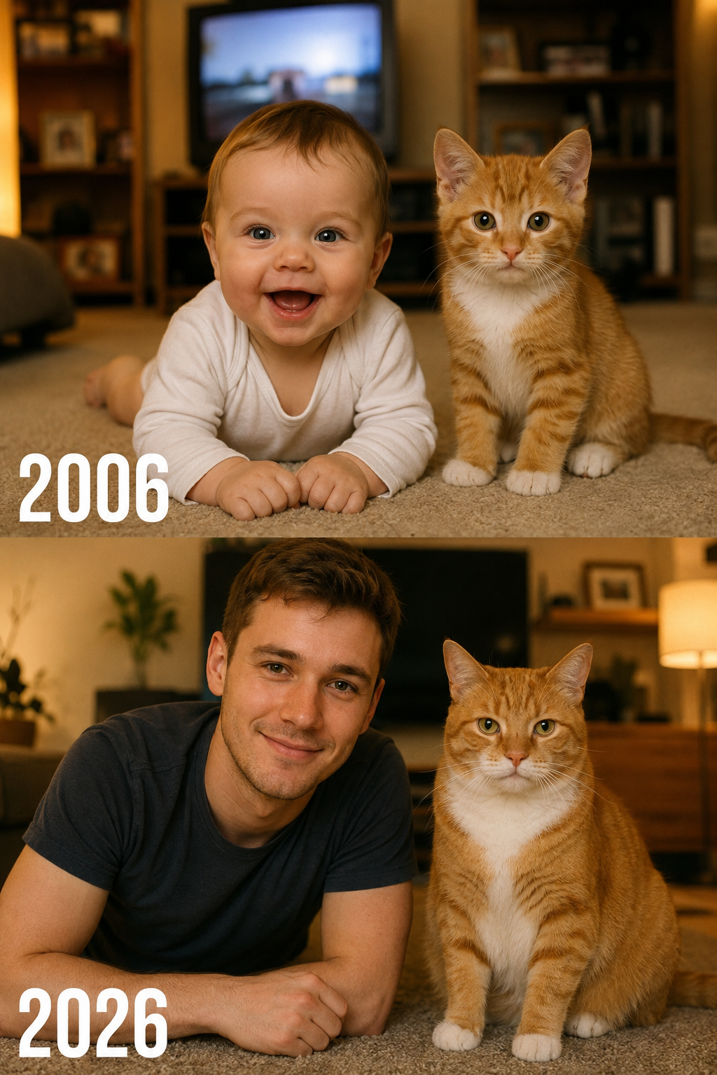 2006-ban még csak gyerek voltam, te pedig egy apró kiscica voltál mellettem.