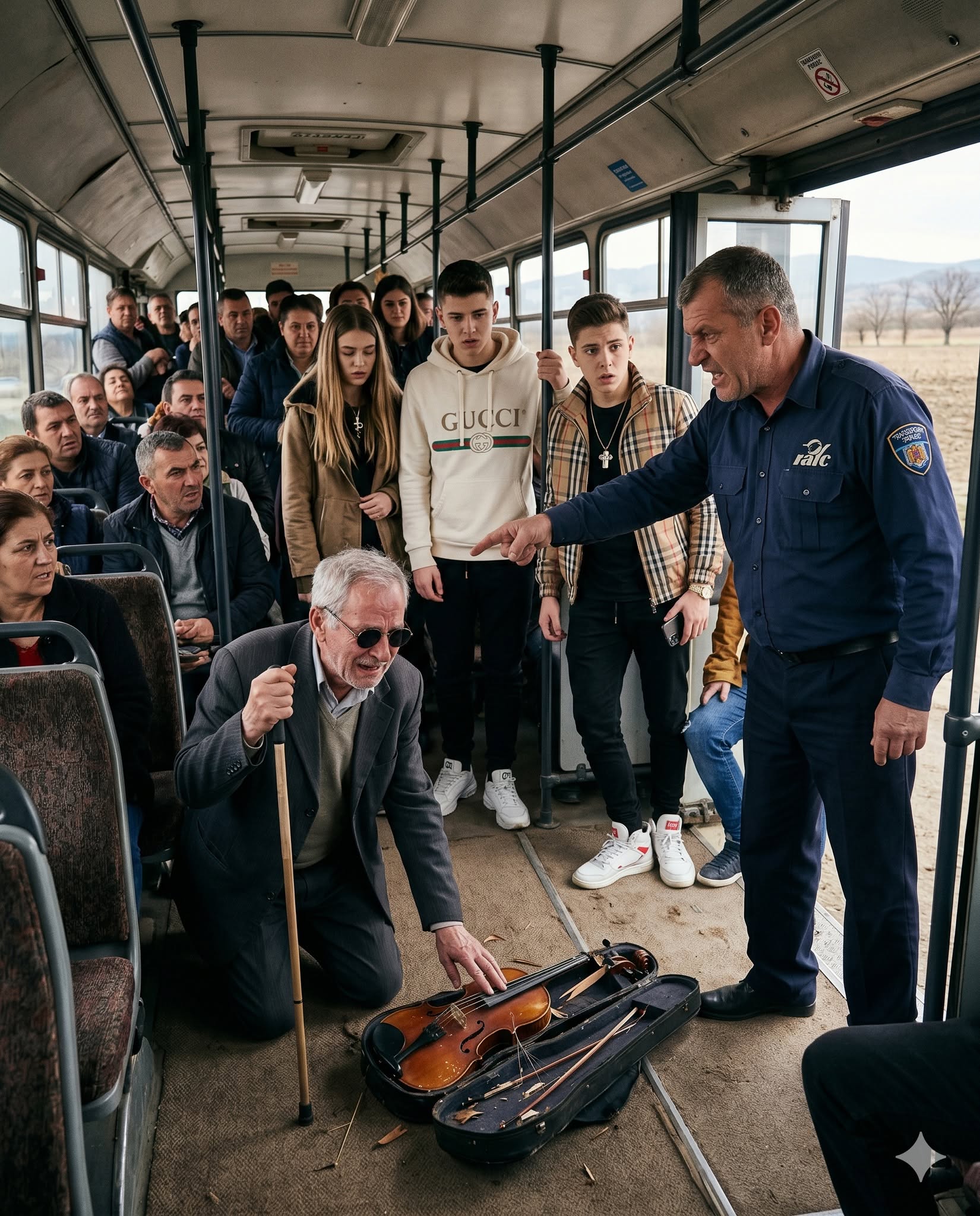 „Adolescenții bogați au călcat intenționat pe cutia cu vioara…