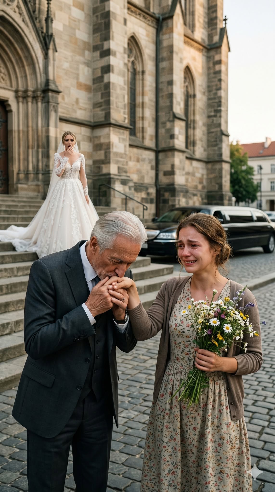 „Mireasa a tăiat-o de pe listă pe prietena ei săracă în ziua nunții. Cine a coborât din limuzina sosită la biserică a oprit slujba…”