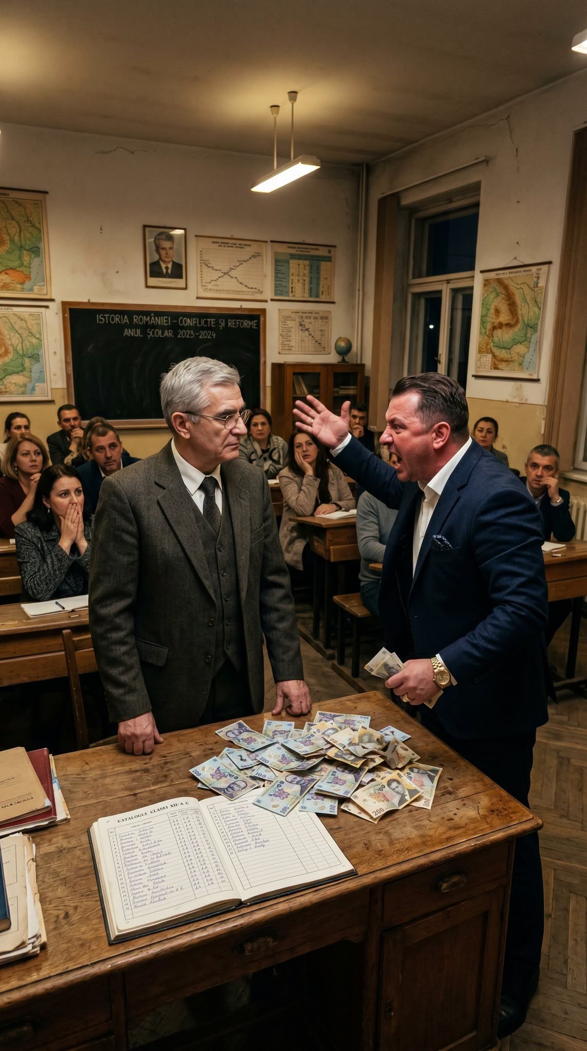 Tatăl bogat a venit la școală să-l umilească pe profesorul …