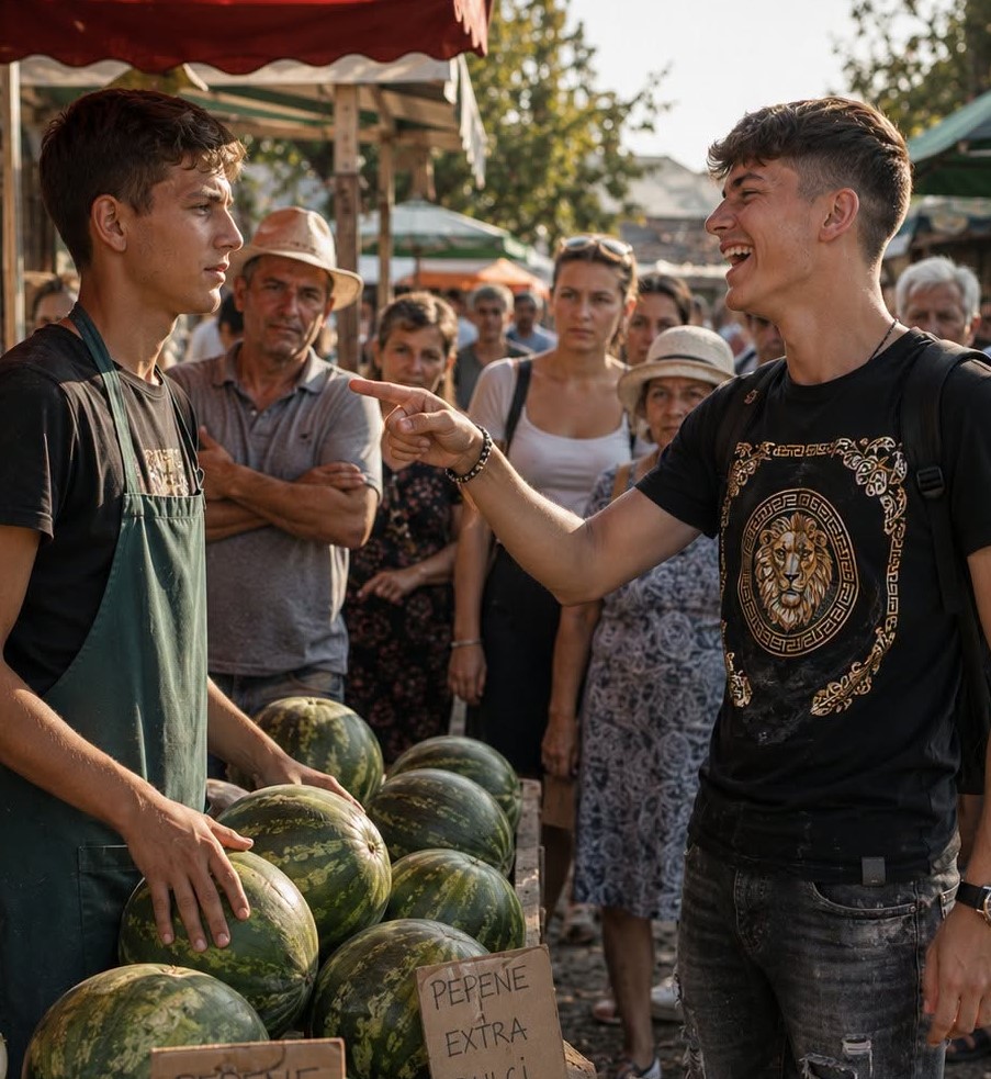 Am mers după director pe coridorul lung …