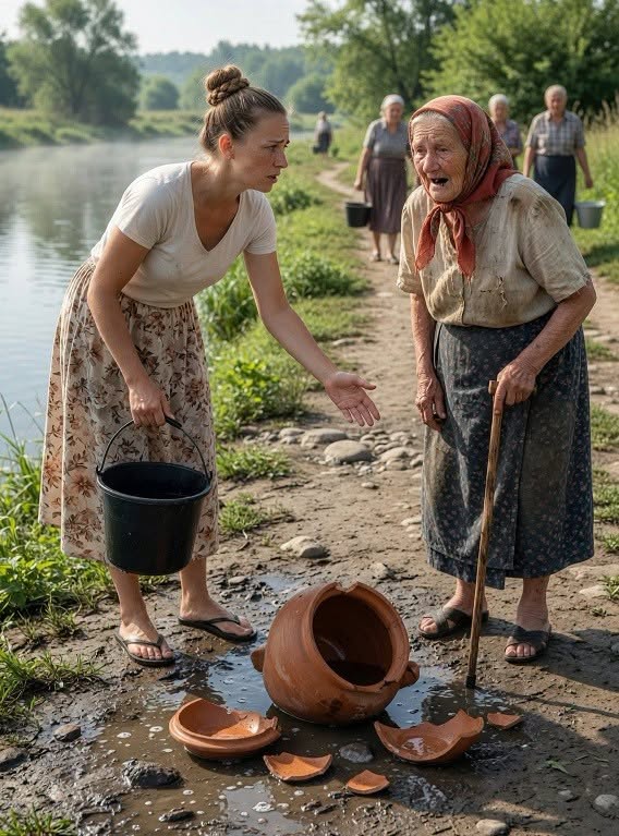 Młoda, biedna nauczycielka pomogła samotnej staruszce nad rzeką… Kilka dni później prawda wstrząsnęła całym miasteczkiem
