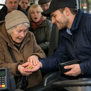 Starsza kobieta nie była w stanie zapłacić za bilet autobusowy